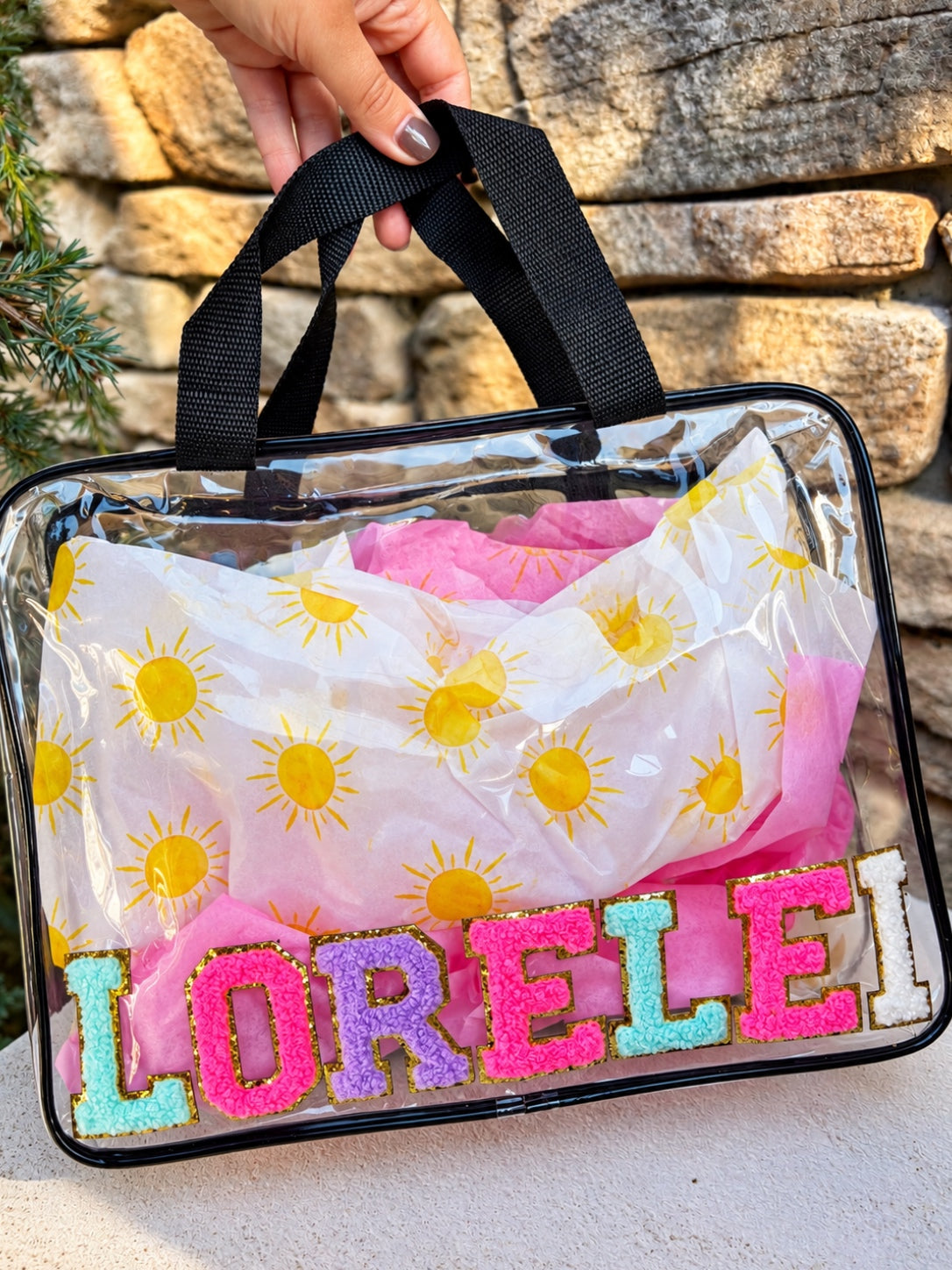 Clear bag with handles • XL