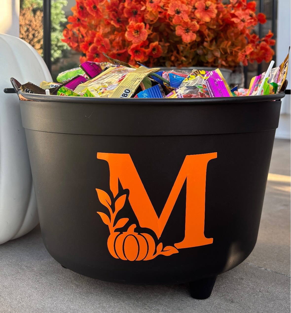 Trick or Treat Bucket XL Monogrammed